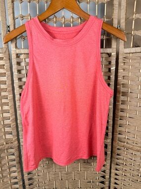 Athletic Coral Sleeveless Tank Top Size Small